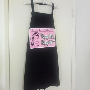 Aprons with Flavor Happy Wife Happy Life